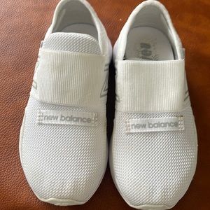Toddler white new balance sneakers - size 9